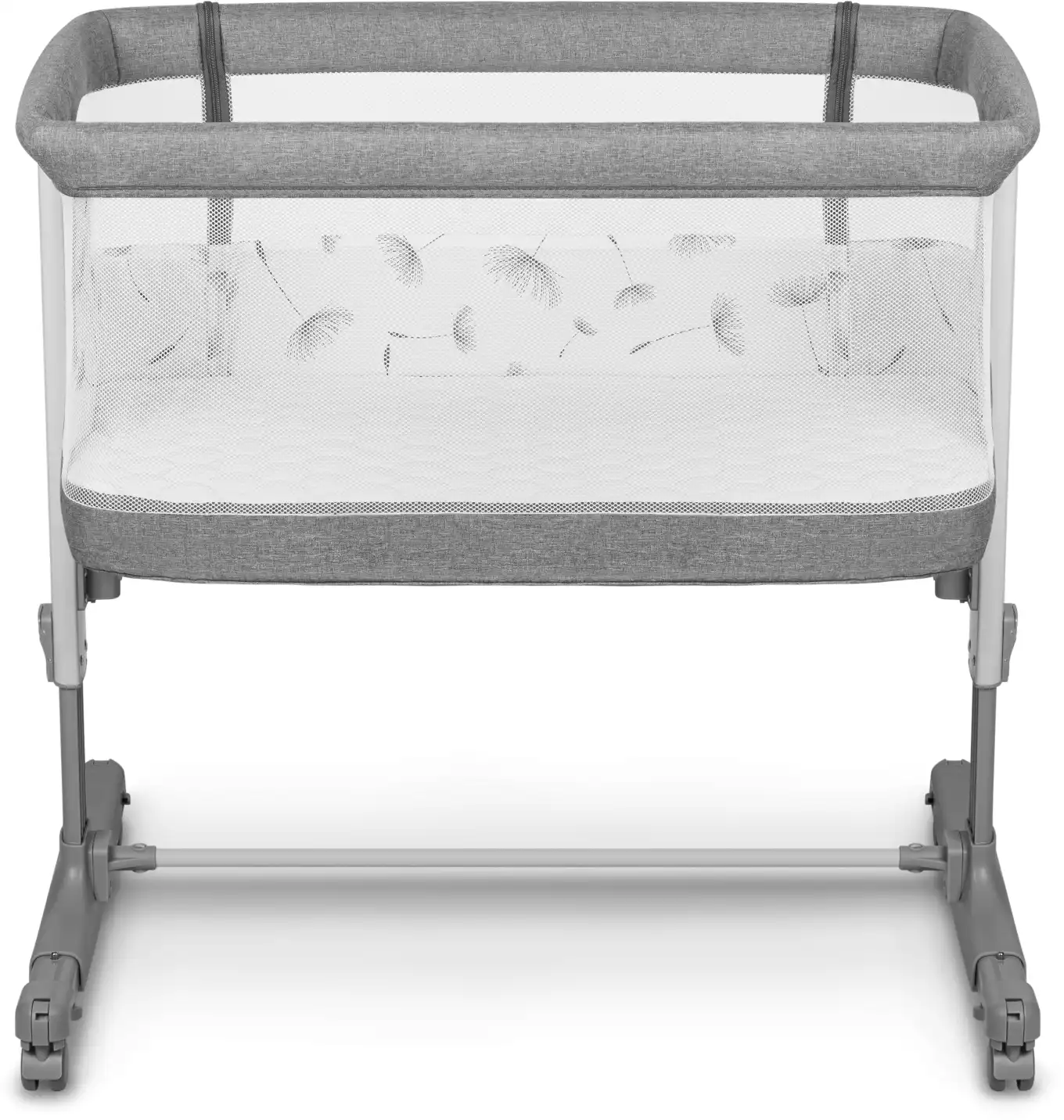 Приставне ліжечко 3 в 1 Lionelo Aurora Grey Concrete